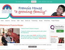Tablet Screenshot of francishouse.org.uk